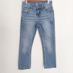 Wonder Nation Straight Jeans for Boys Size 6 Blue Stretch Adjustable Waist Used